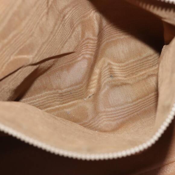 CELINE Macadam Canvas Hand Bag Pvc Leather Gold Brown - Picture 11 of 16